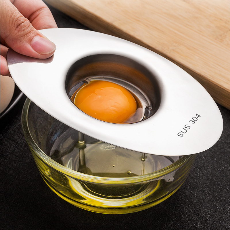 Egg Separator Tool - 스테인레스 스틸 계란 흰자 분리기 도구