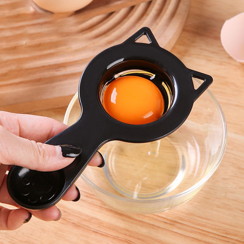 Egg Separator Tool - 1개 2-in-1 귀여운 만화 고양이 계란