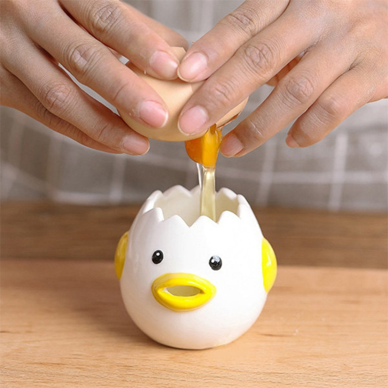 귀여운 세라믹 계란 분리기, 실용적인 계란 필터 주방  - Egg Separator Tool 리뷰 및 가격