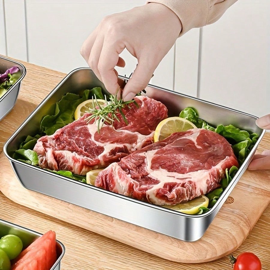 5개입 프리미엄 누수 방지 스테인리스 스틸 식품 보관  - Kitchen Gadgets Organizer 리뷰 및 가격