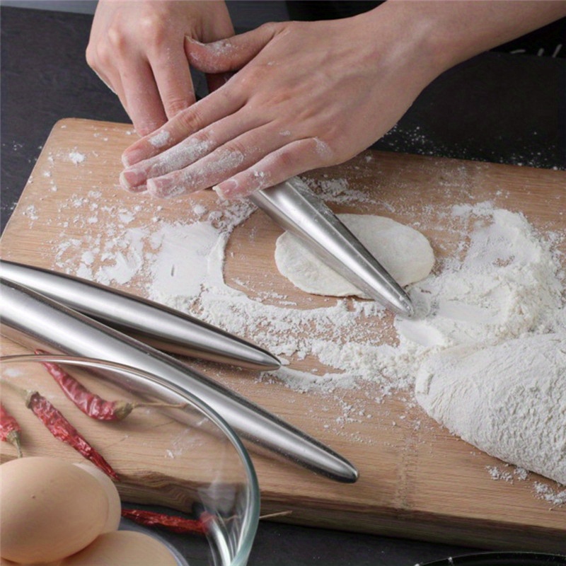1개 스테인리스 스틸 롤링 핀 주방 도구 반죽 롤러 피 - Kitchen Gadgets Dumpling Maker 리뷰 및 가격