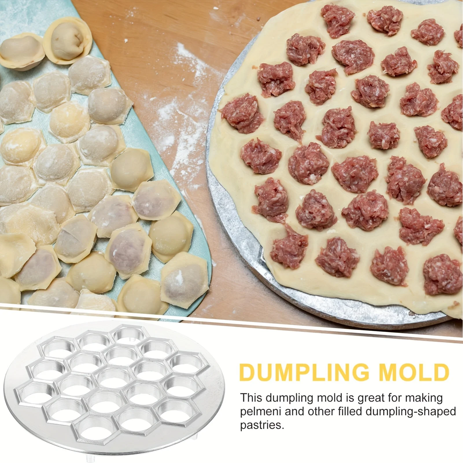 알루미늄 만두 제조기 |   37홀 라비올리 프레스 ( - Kitchen Gadgets Dumpling Maker 리뷰 및 가격